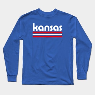 Retro Kansas Stripes Long Sleeve T-Shirt